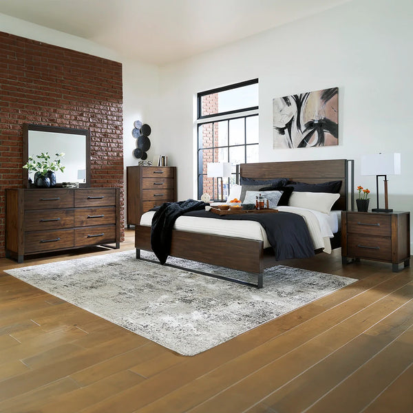ZUMBADO BEDROOM SET KING SIZE (193*203 CM) BROWN