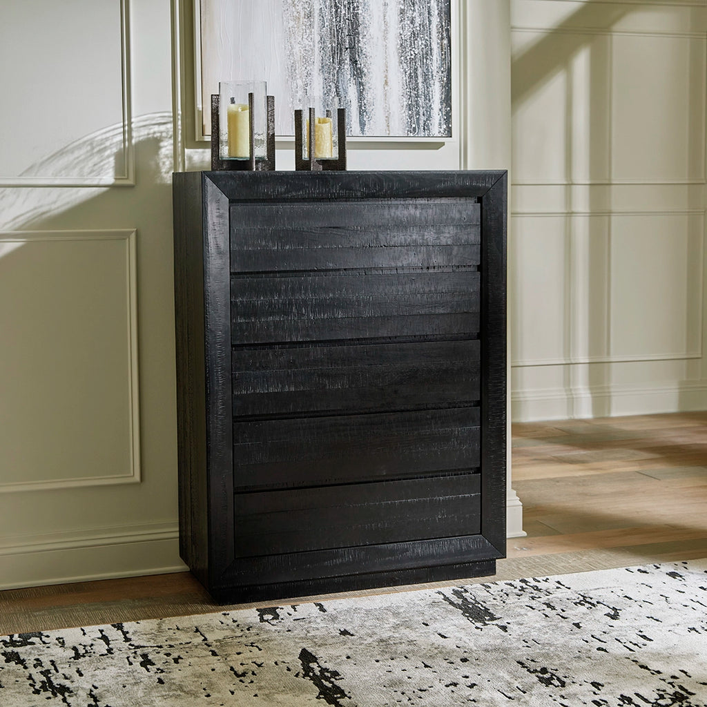 LONDER CHEST OF DRAWER - BLACK