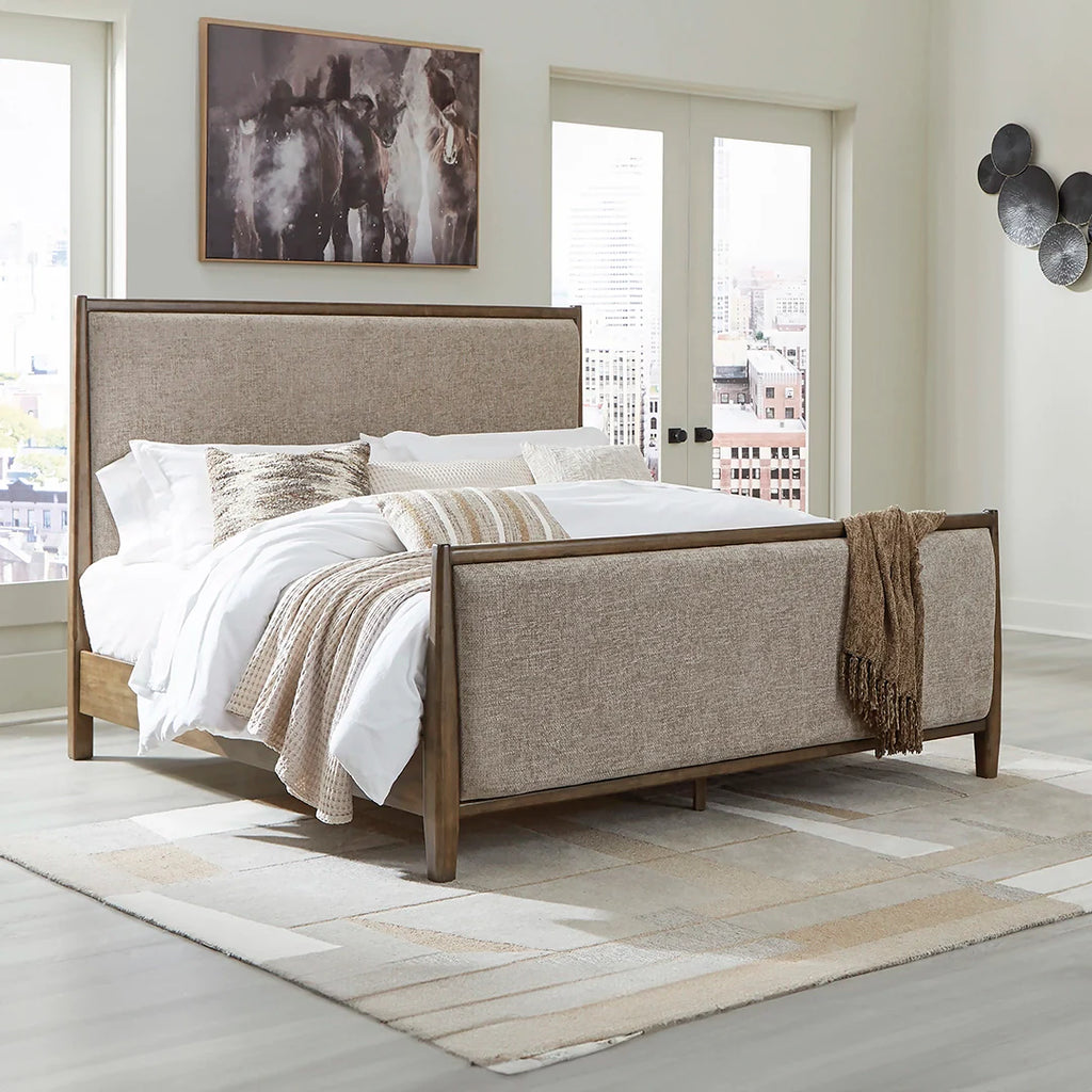 ROANHOWE BED KING SIZE (193*203 CM) BROWN