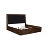 KENDAMOR BEDROOM SET WITHOUT WARDROBE KING SIZE (193*203 CM) - DARK BROWN