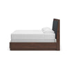KENDAMOR BEDROOM SET WITHOUT WARDROBE KING SIZE (193*203 CM) - DARK BROWN