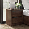KENDAMOR BEDROOM SET WITHOUT WARDROBE KING SIZE (193*203 CM) - DARK BROWN