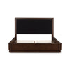 KENDAMOR BEDROOM SET WITHOUT WARDROBE KING SIZE (193*203 CM) - DARK BROWN