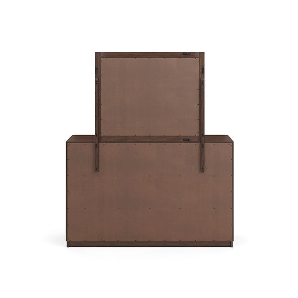 KENDAMOR BEDROOM SET WITHOUT WARDROBE QUEEN SIZE (160*200 CM) - DARK BROWN
