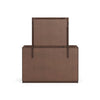 KENDAMOR BEDROOM SET WITHOUT WARDROBE QUEEN SIZE (160*200 CM) - DARK BROWN