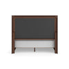 KENDAMOR BEDROOM SET WITHOUT WARDROBE QUEEN SIZE (160*200 CM) - DARK BROWN