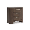 NEO BEDROOM SET WITHOUT WARDROBE KING SIZE (180 X 200 CM) - BROWN
