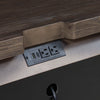 NEO BEDROOM SET WITHOUT WARDROBE KING SIZE (180 X 200 CM) - BROWN