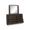 NEO BEDROOM SET WITHOUT WARDROBE KING SIZE (180 X 200 CM) - BROWN