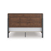 HOLLINAZE BEDROOM SET WITHOUT WARDROBE KING SIZE (193*203 CM) - BROWN