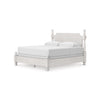 CHADWORTH BEDROOM SET WITHOUT WARDROBE KING SIZE (180 X 200 CM) - ANTIQUE WHITE