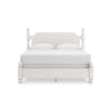 CHADWORTH BEDROOM SET WITHOUT WARDROBE KING SIZE (180 X 200 CM) - ANTIQUE WHITE