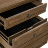 VANDENMORE BEDROOM SET WITHOUT WARDROBE KING SIZE (180 X 200 CM) - LIGHT BROWN