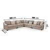 CARNABY SECTIONAL SOFA BEIGE