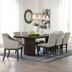 BRUXWORTH DINING TABLE SET 8 CHAIRS