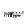 BRUXWORTH DINING TABLE SET 8 CHAIRS