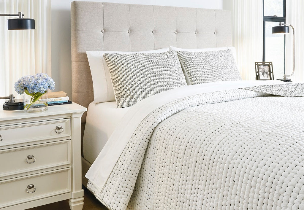 BABION BEDDING SET KING SIZE 3 PCS - BEIGE