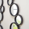 VINLER WALL MIRROR SET OF 2 PCS - BLACK