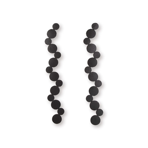 VINLER WALL MIRROR SET OF 2 PCS - BLACK