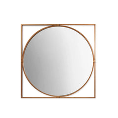 WALL MIRROR - BROWN