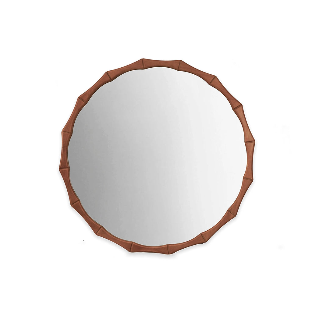 WALL MIRROR - BROWN