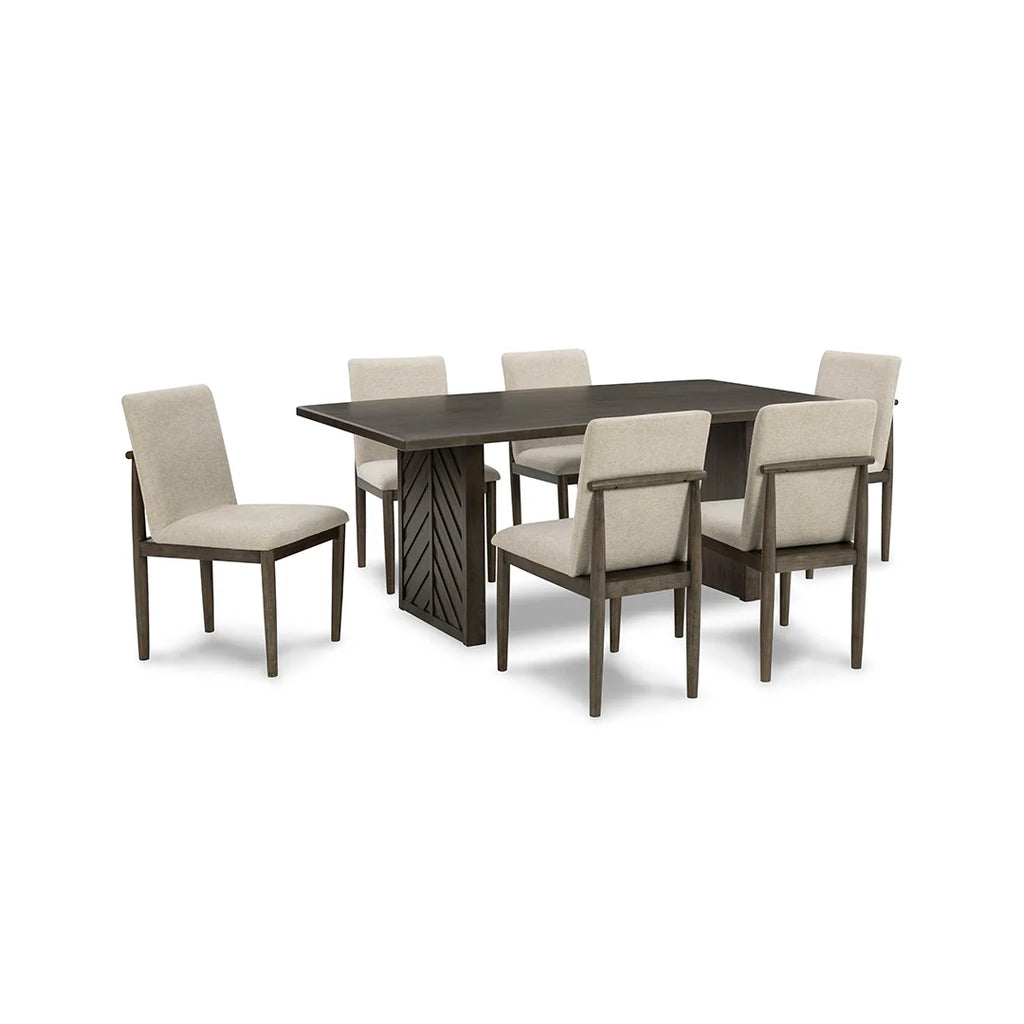 ARKENTON DINING TABLE SET 6 CHAIRS