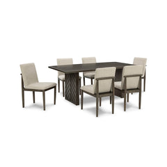 ARKENTON DINING TABLE SET 6 CHAIRS