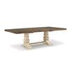 BOLANBURG DINING TABLE SET 8 CHAIRS - BEIGE