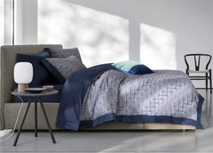 ALTADENA KING SIZE BEDDING SET OF 3 PCS - GREY
