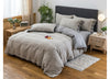 NIRVANA KING SIZE BEDDING SET OF 4 PCS - BEIGE