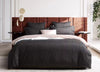 PYROMA KING SIZE BEDDING SET OF 4 PCS - BLACK