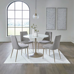 BARCHONI DINING TABLE SET 4 CHAIRS