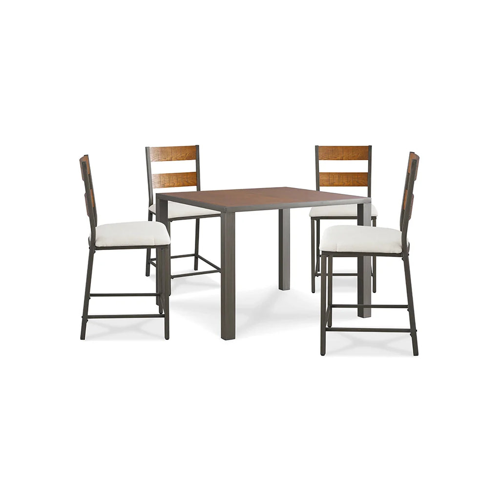 STELLANY HIGH TABLE SET 4 CHAIRS