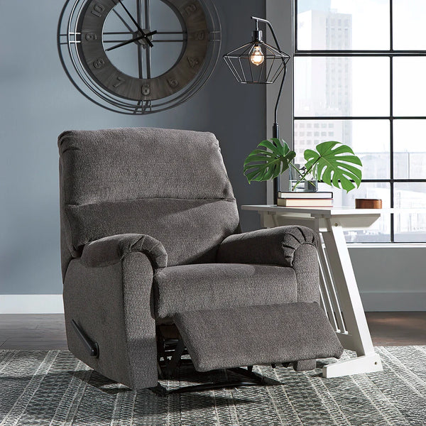 Space-saving recliner with full reclining and minimal clearance ��� Ashley UAE