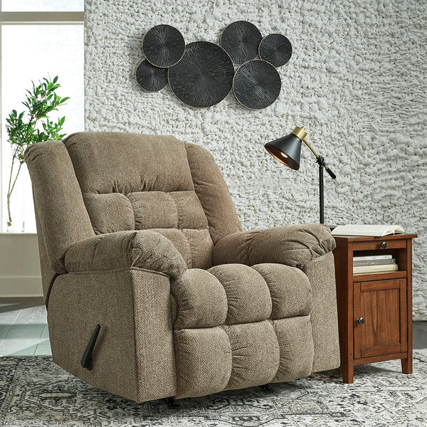 Classic brown recliner chair for living room comfort and relaxation ��� Ashley UAE