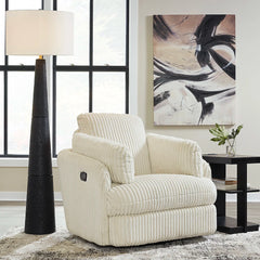 TIE-BREAKER SWIVEL GLIDER RECLINER WHITE