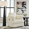 TIE-BREAKER SWIVEL GLIDER RECLINER WHITE