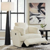 TIE-BREAKER SWIVEL GLIDER RECLINER WHITE