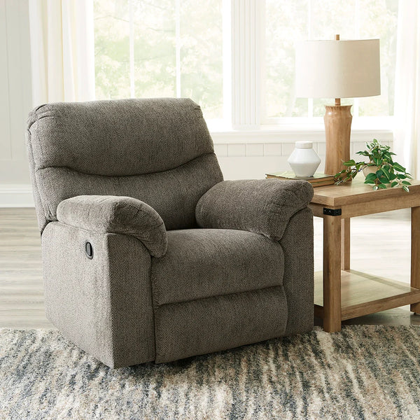 Alfons transitional rocker recliner in soft fabric ��� Ashley UAE