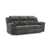 FROHN SOFA RECLINER 3 SEATER GREY