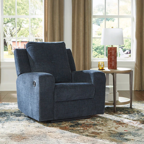 Contemporary tufted recliner chair in chic modern fabric ��� Ashley UAE