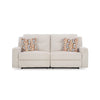 DANUM SOFA RECLINER 3 SEATER WHITE