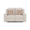 DANUM LOVESEAT RECLINER 2 SEATER WHITE