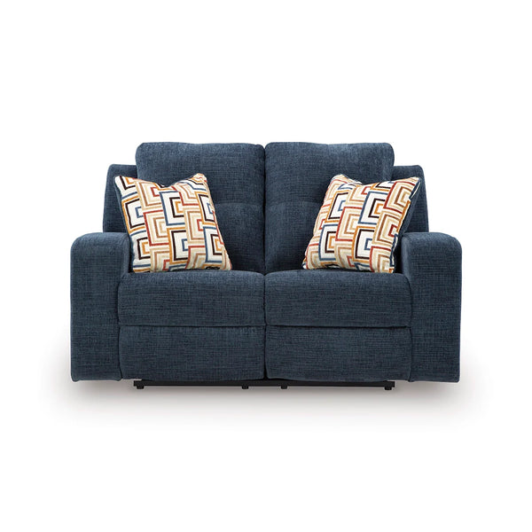 DANUM LOVESEAT RECLINER 2 SEATER BLUE