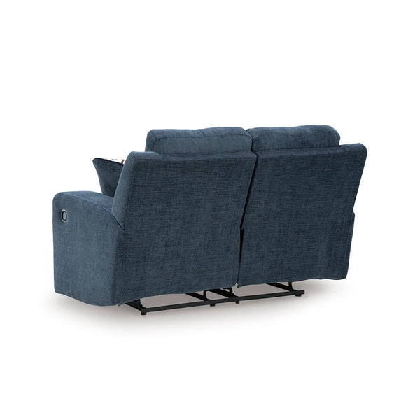 DANUM LOVESEAT RECLINER 2 SEATER BLUE