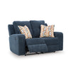 DANUM LOVESEAT RECLINER 2 SEATER BLUE