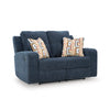 DANUM LOVESEAT RECLINER 2 SEATER BLUE