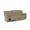 ALPHONS SOFA RECLINER 3 SEATER BROWN