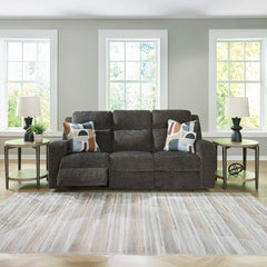 KANLOW SOFA RECLINER 3 SEATER GREY