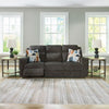 KANLOW SOFA RECLINER 3 SEATER GREY